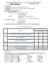 Đề cương ôn tập Giữa kì 1 Tiếng Anh 11 năm 2025–2026 trường THPT Hoàng Văn Thụ (Hà Nội)